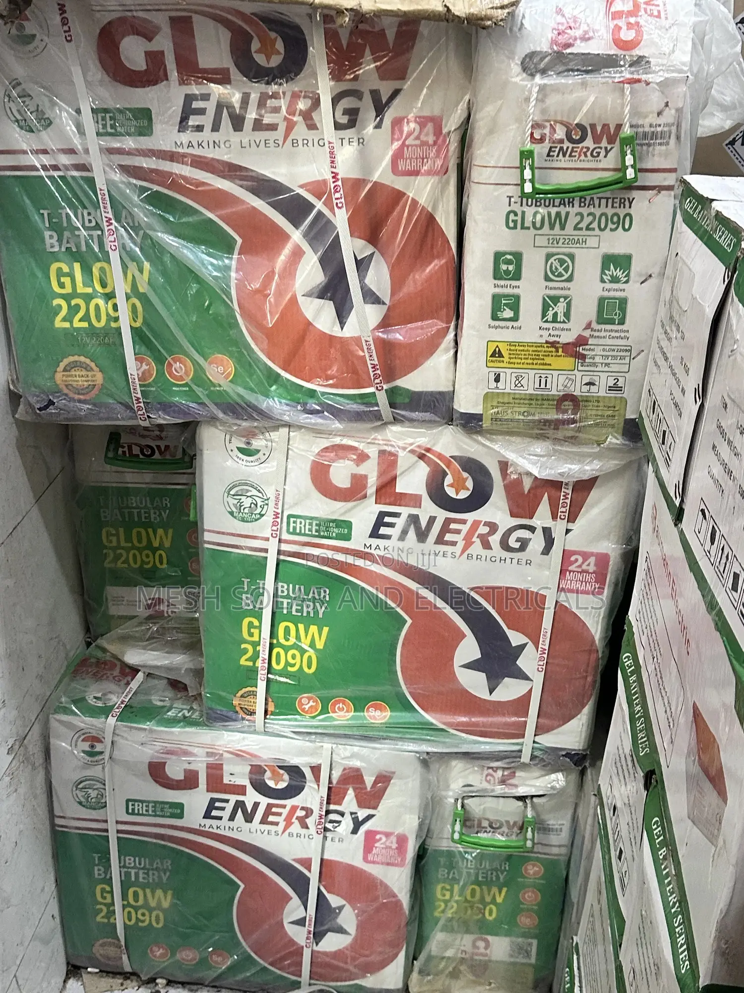 220ah 12v Glow Energy Battery