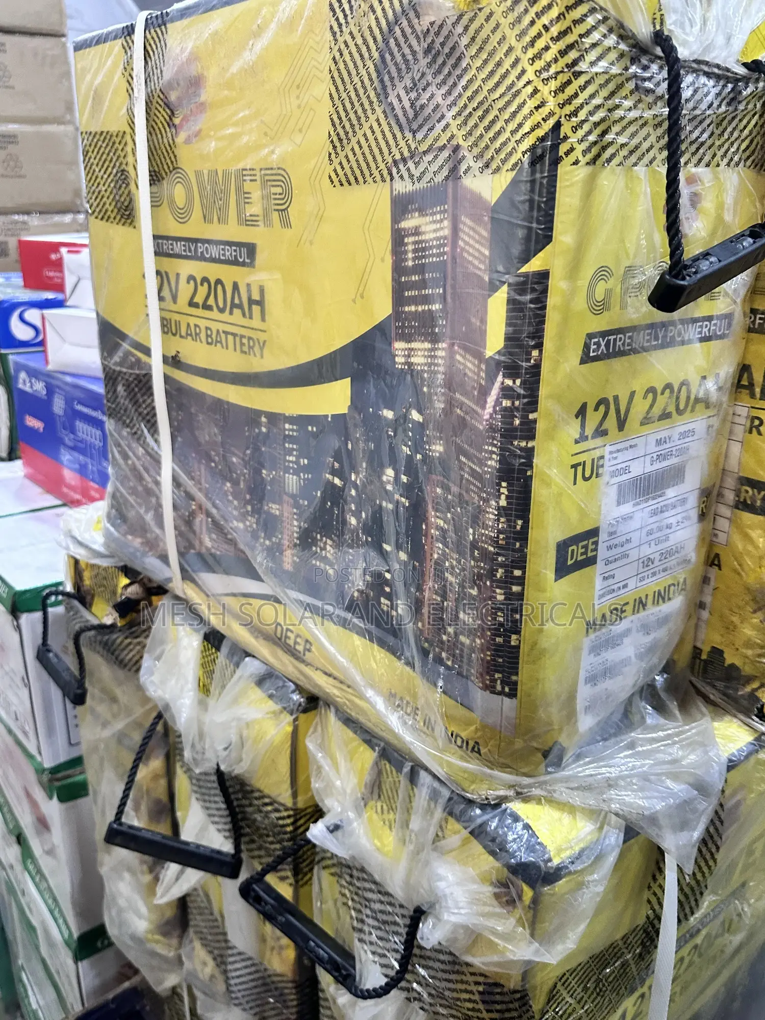 G Power 220ah Tubular Battery