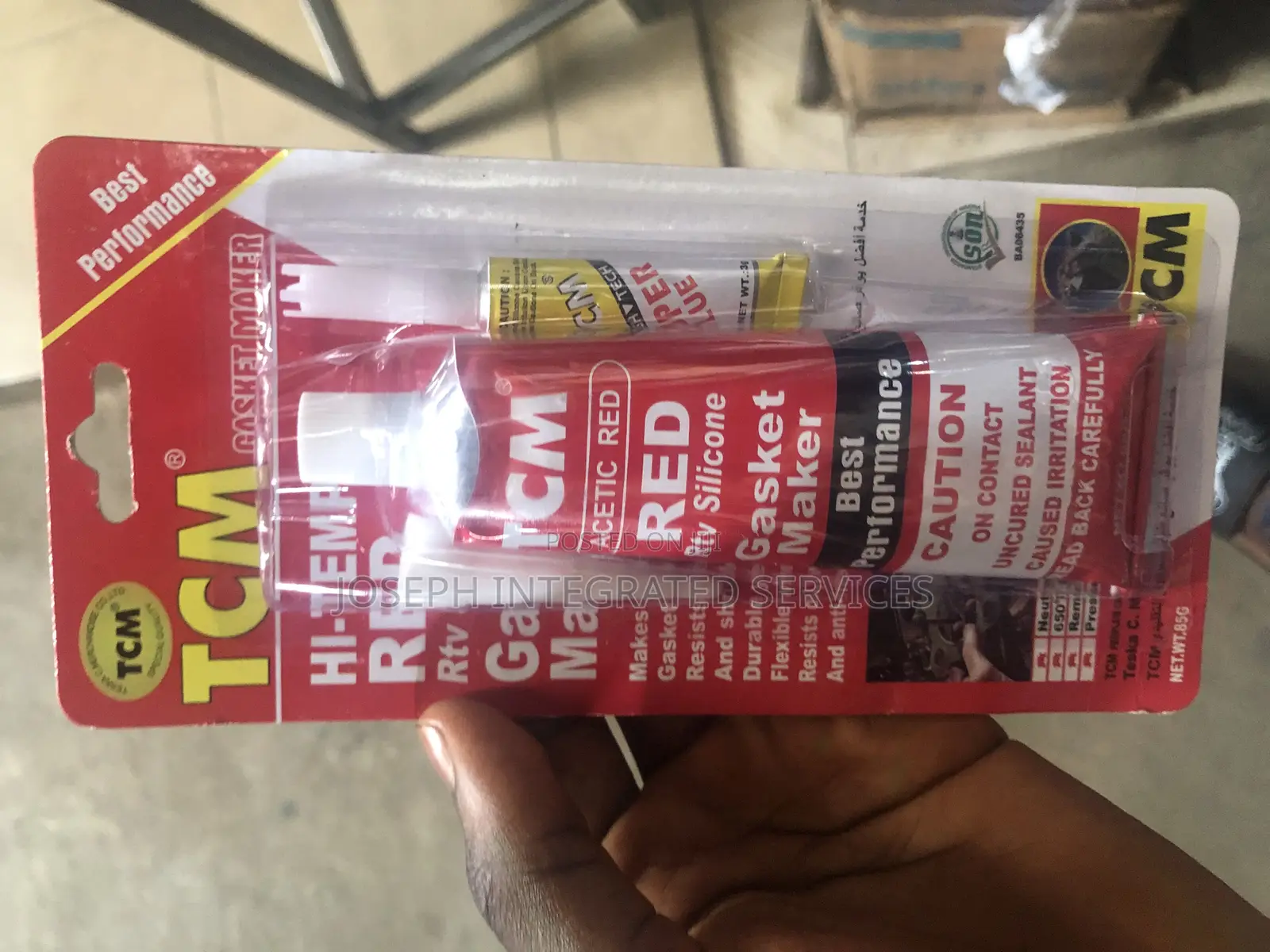 TCM Red RTV Silicone Gasket Maker, a High-Temperature Sealant