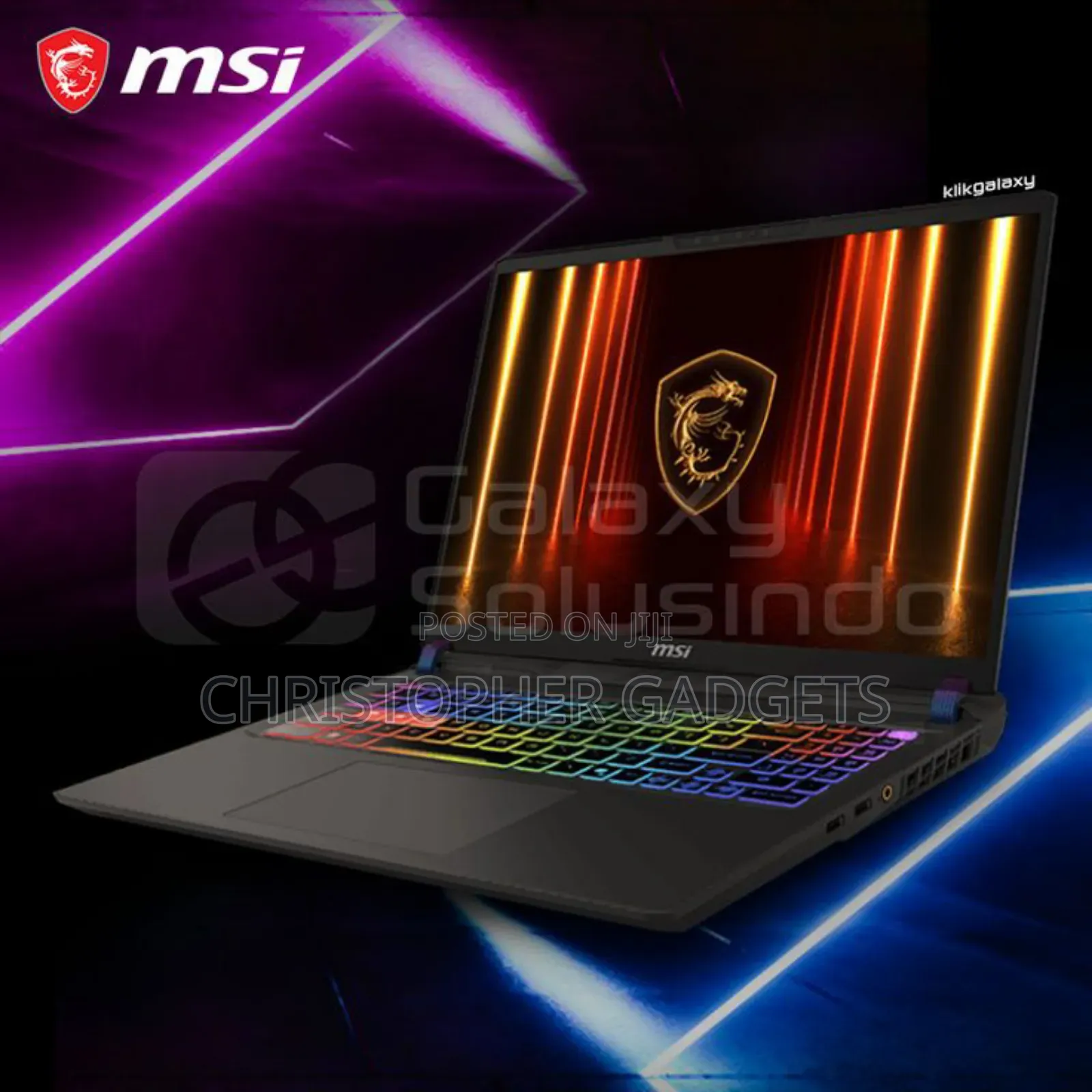 New Laptop MSI Vector 16 HX AI A2XWIG 64GB Intel Core Ultra 9 SSD 2T