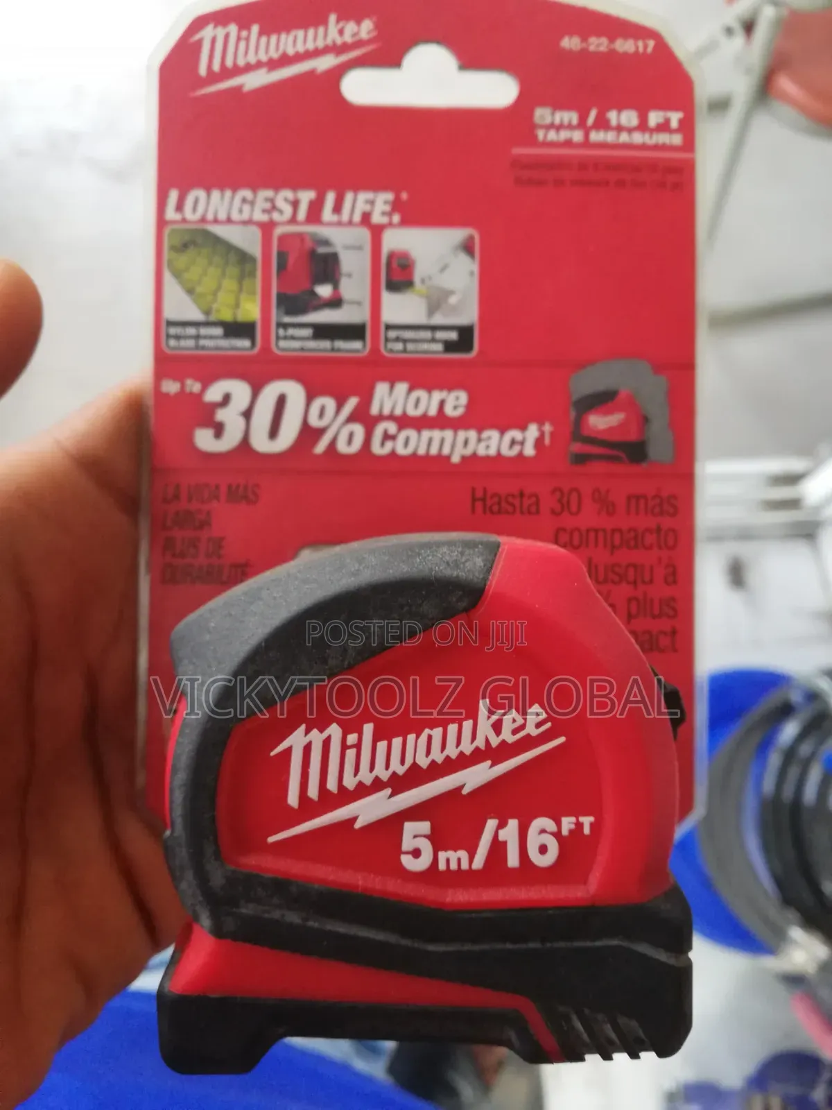 Milwaukee Measuring Tape 5m/16ft
