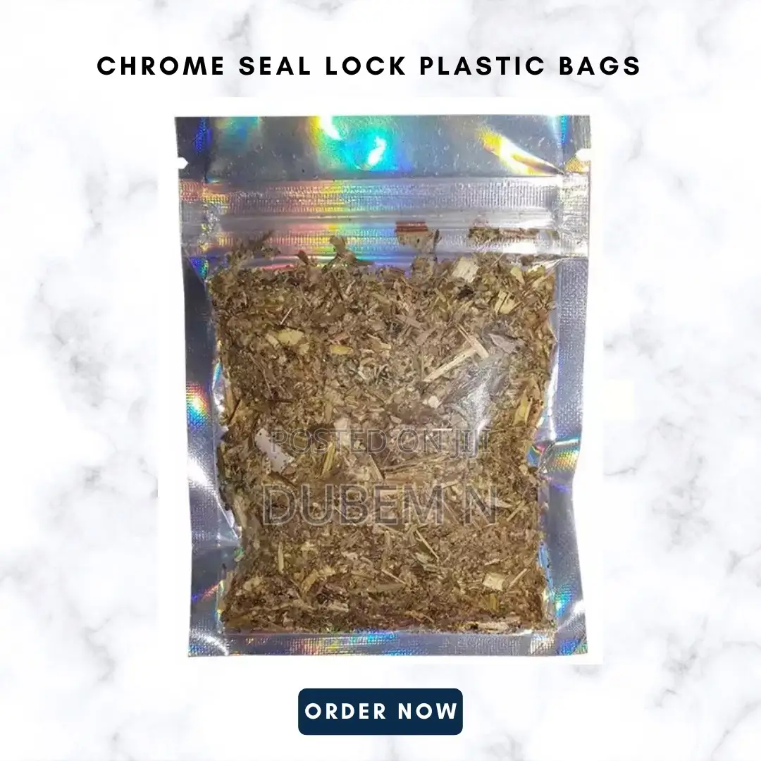 Chrome Seal Lock Plastic Bags For Food And Jewellery Packaging