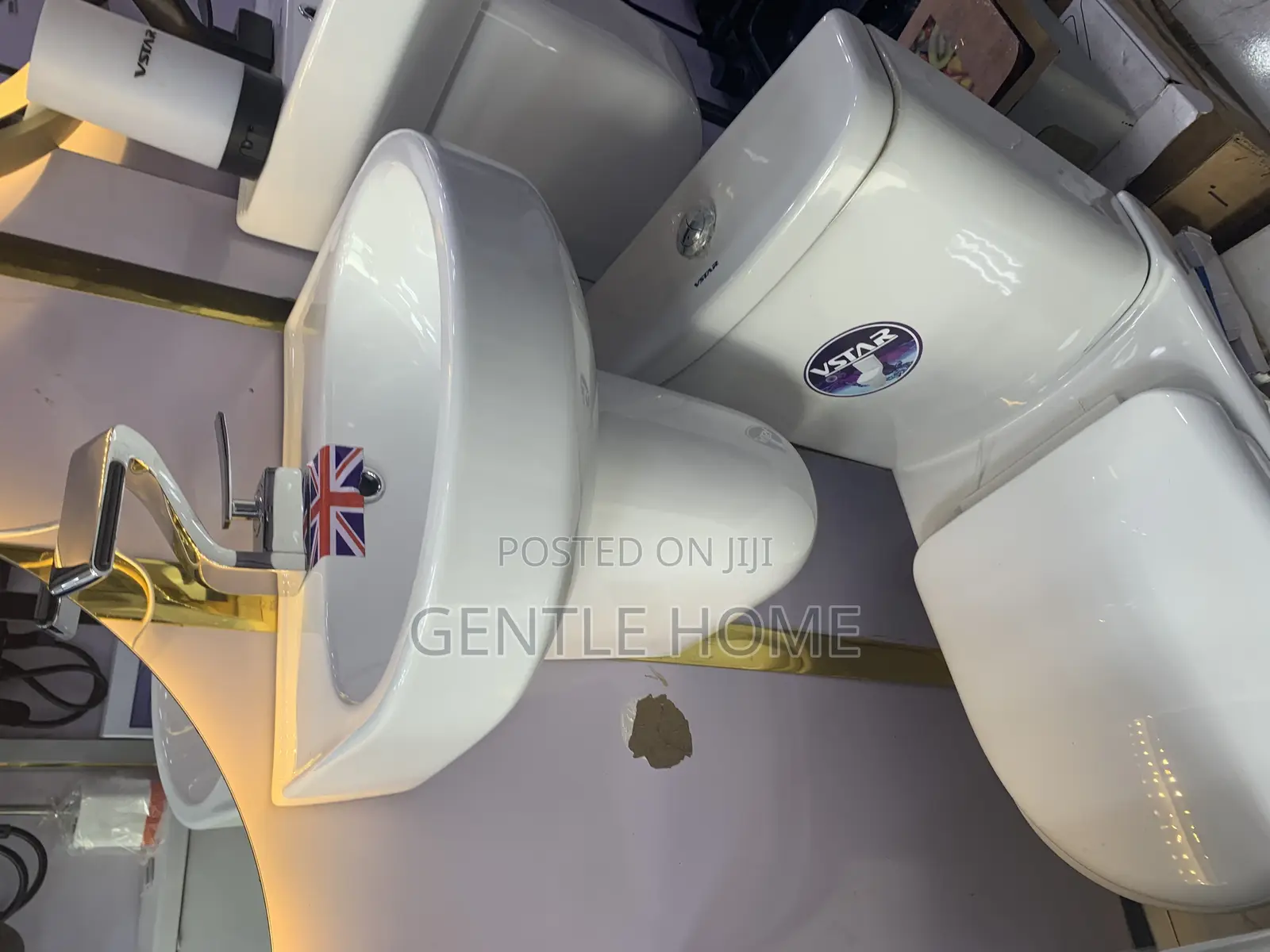 Basin and Half Pedestal