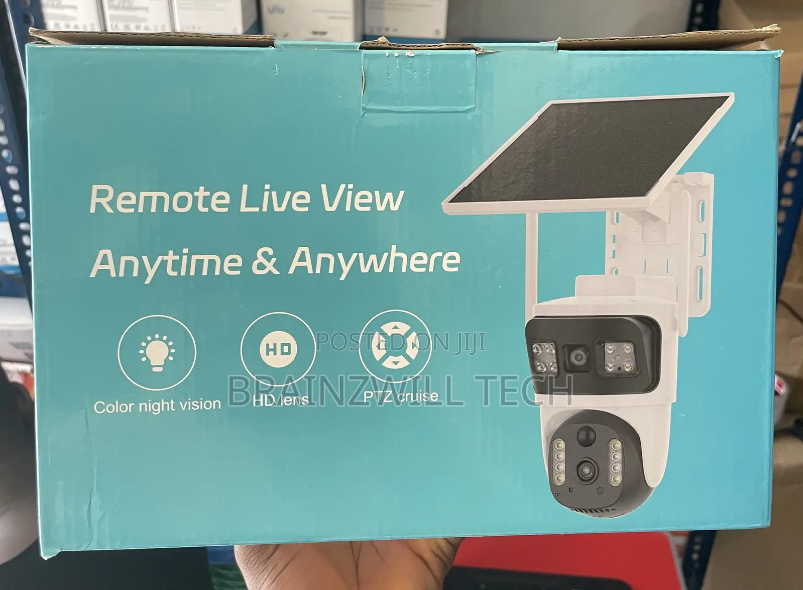 V380max 4g Solar-Powered Dual Lens Outdoor Camera