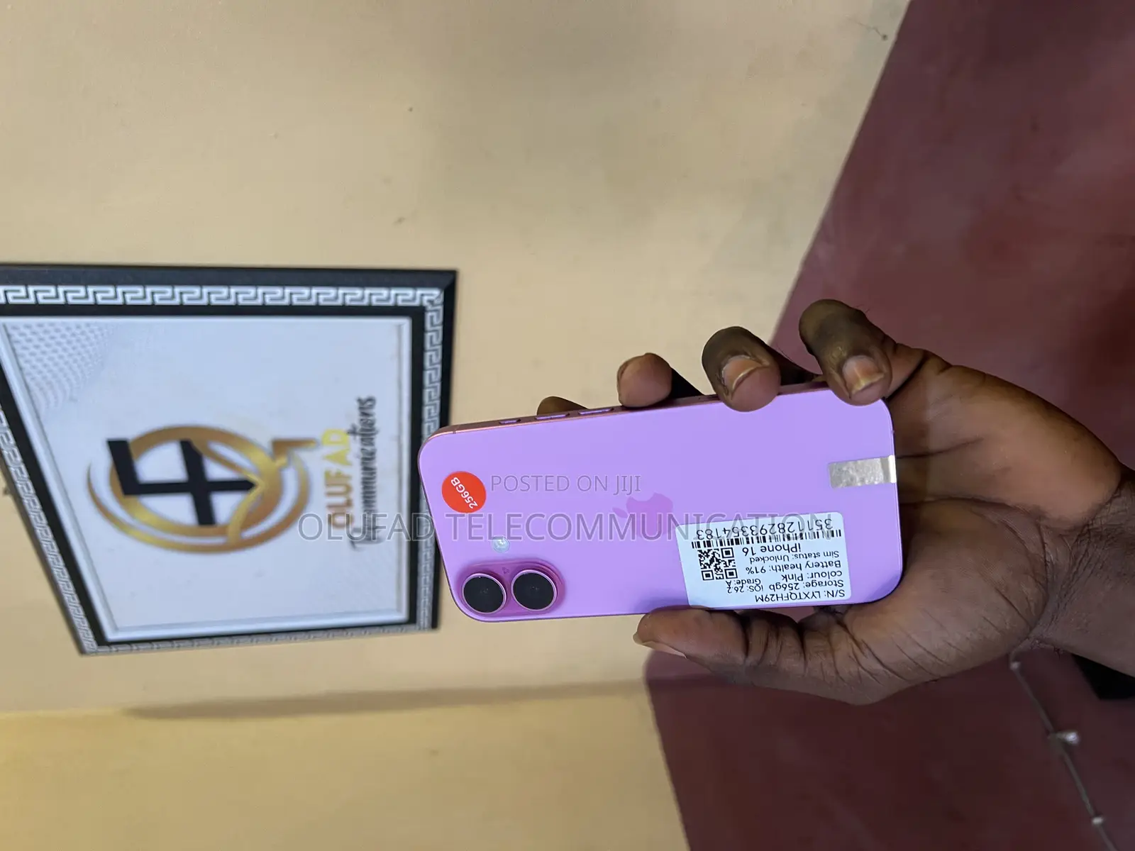 Apple iPhone 16 256 GB Pink