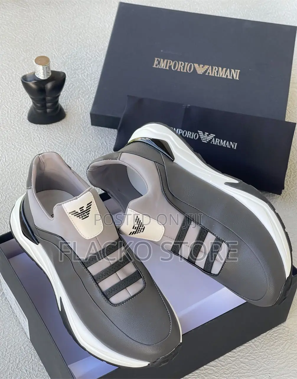 Original Emporio Armani Slip Ons Sneakers