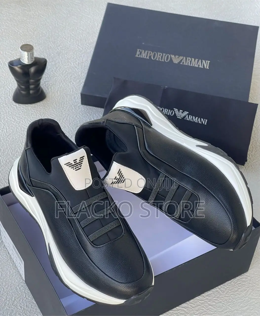 Original Emporio Armani Slip Ons Sneakers