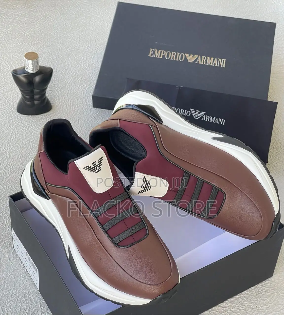 Original Emporio Armani Slip Ons Sneakers