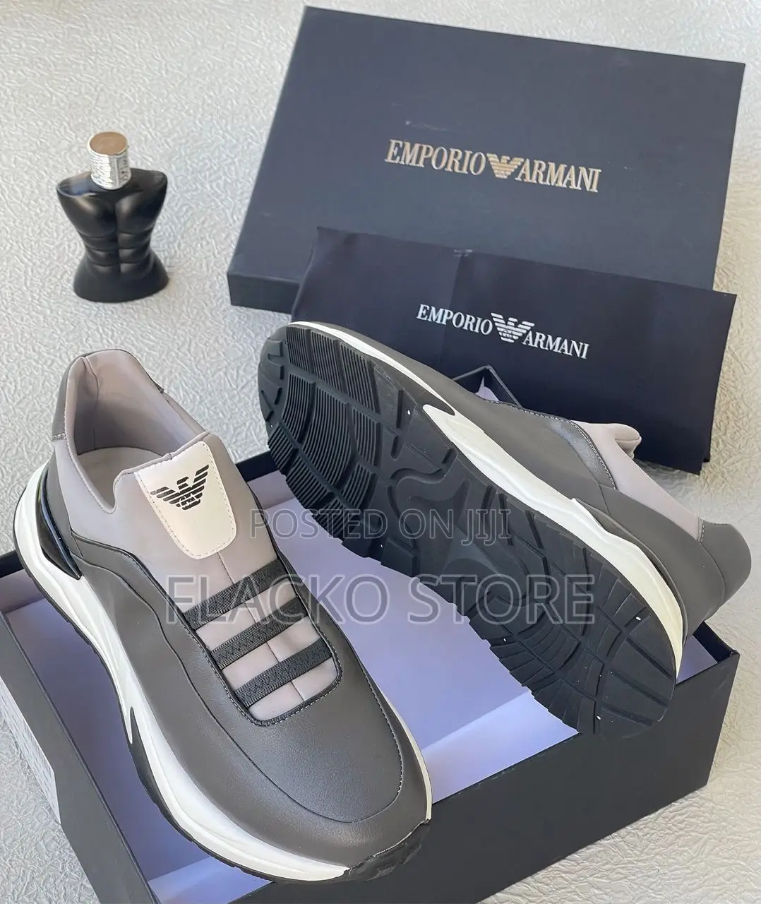 Original Emporio Armani Slip Ons Sneakers