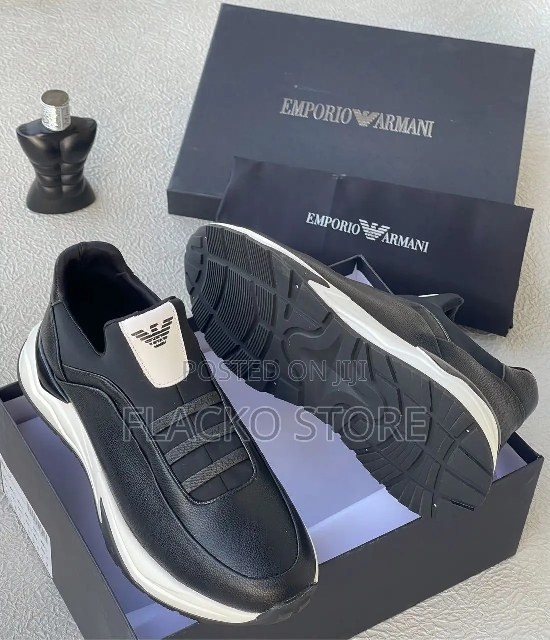 Original Emporio Armani Slip Ons Sneakers