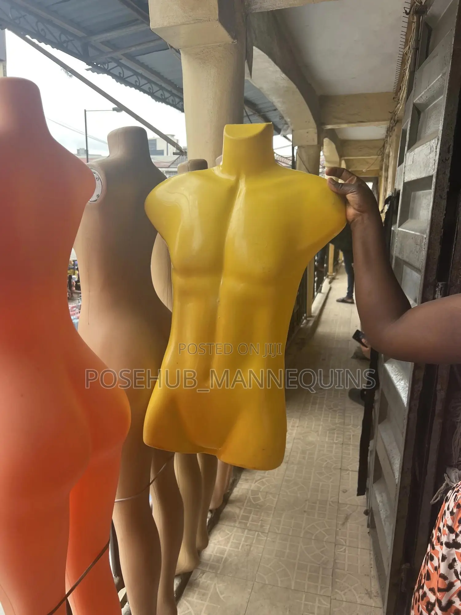 Plastic Chest Male Mannequin