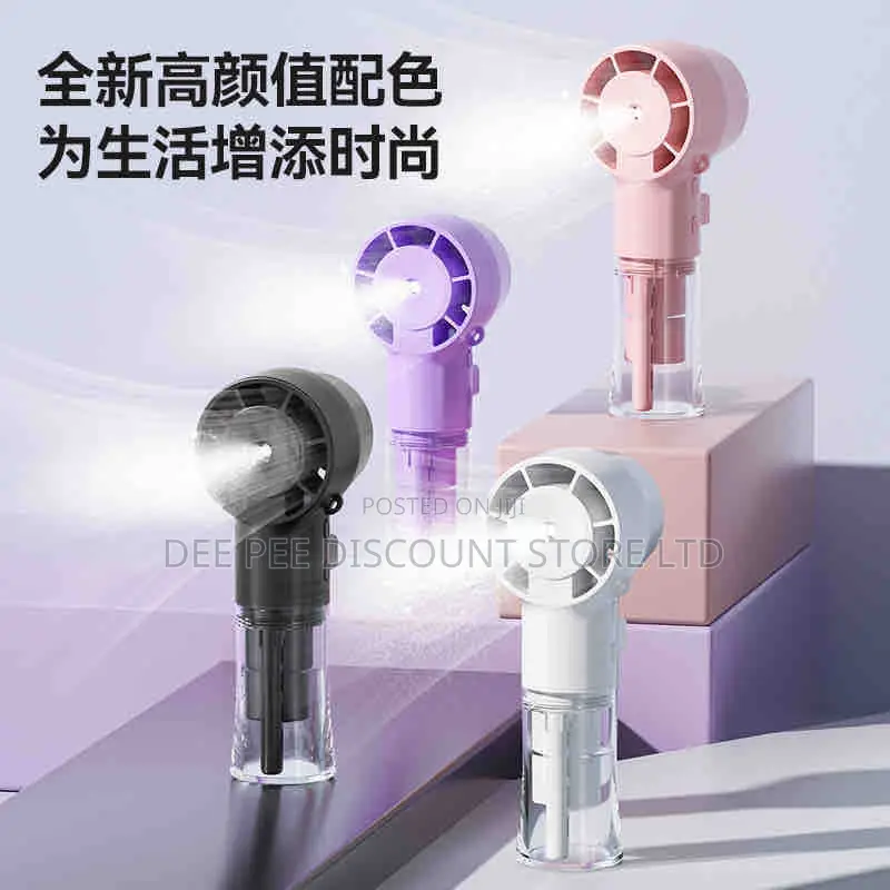 Rechargable Handheld Mist Fan