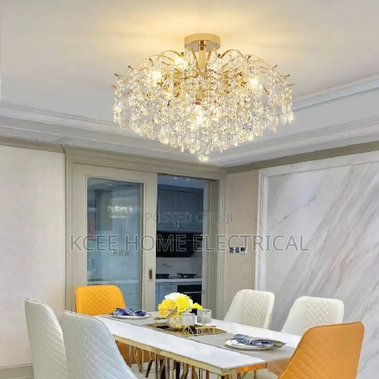 Luxury Crystal Pendant Chandelier – Modern Led Ceiling Light