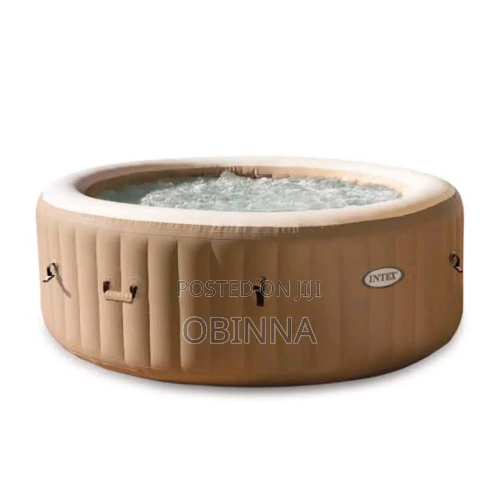 Intex Purespa Chevron Bubble Deluxe Inflatable Spa - 4 People