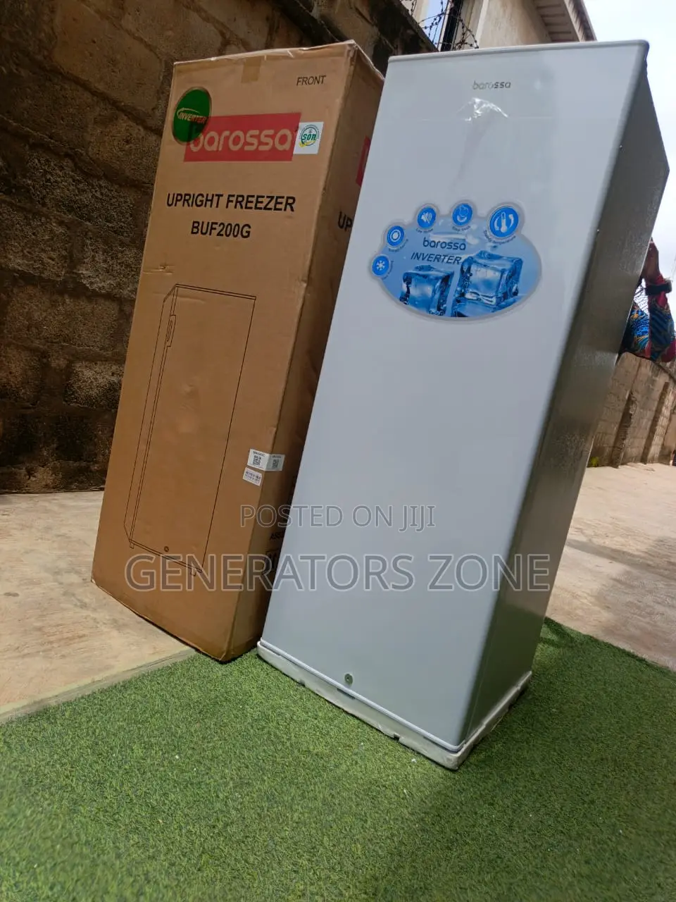 Barossa 200l Upright Freezer Buf200g Storage Setup