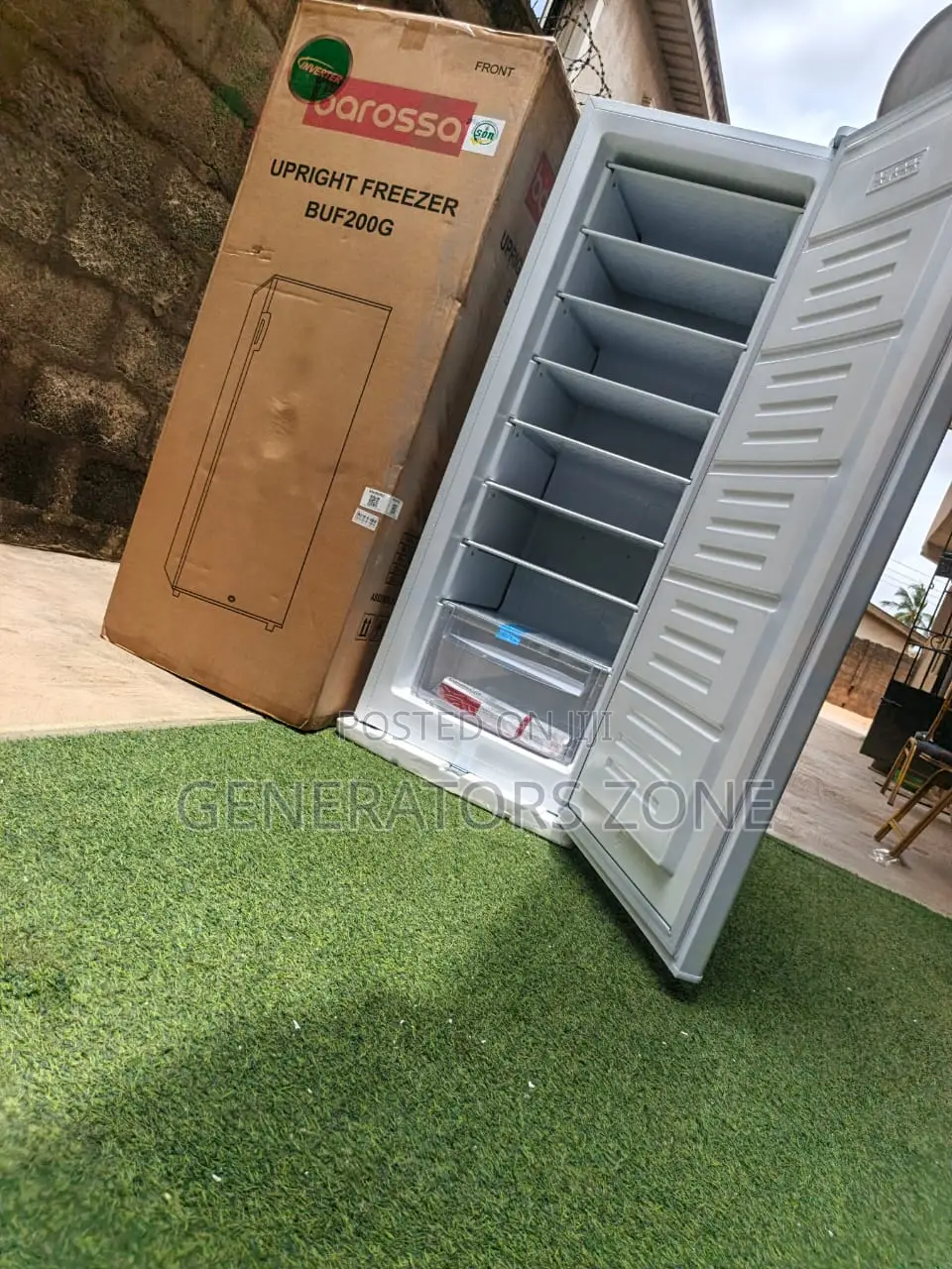 Barossa Buf200g Upright Freezer 200 Litres Unit