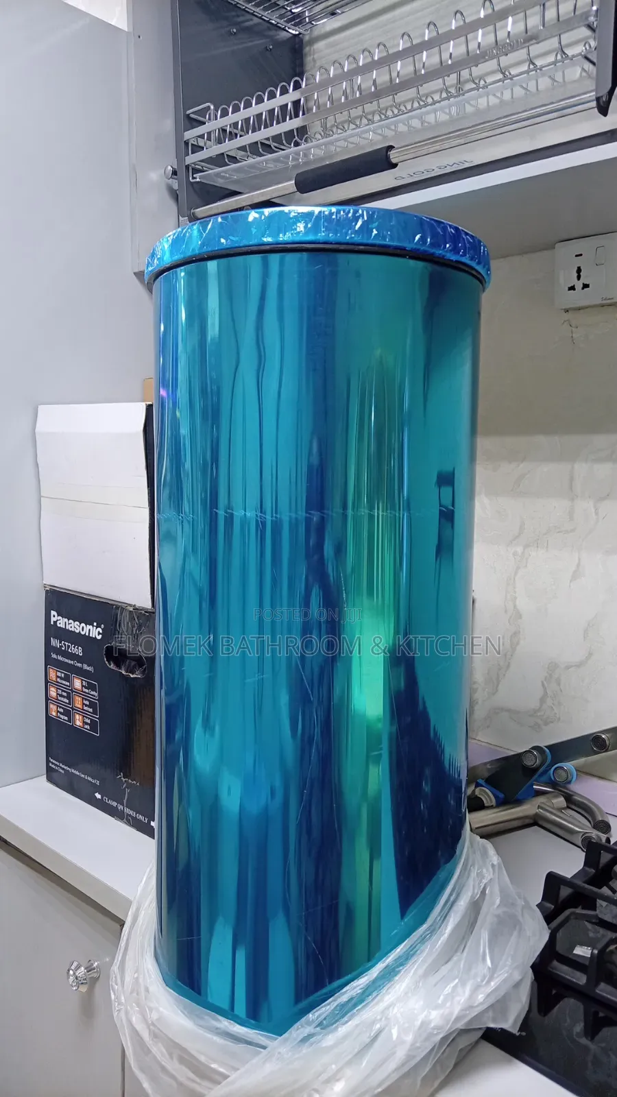 Luxury Stainless Steel Pedal Dust Bin | Kitchen Office Waste Bin