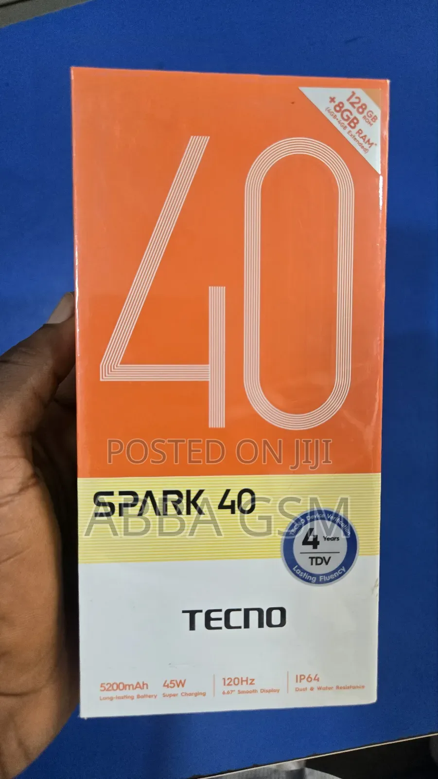 New Tecno Spark 40 128 GB Black