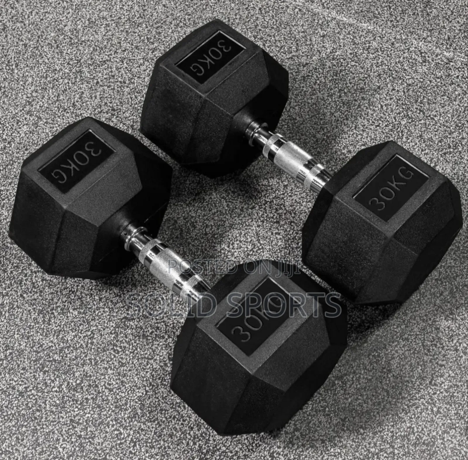 30kg Hexagon Dumbbells 30 X 30 = 60kg