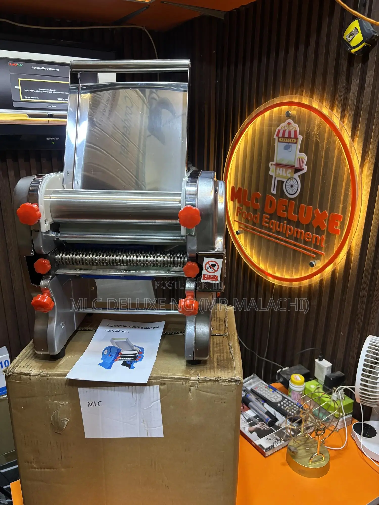 Chin Chin Cutter Machine (Big Size) Stainless Electric Pasta Cutter
