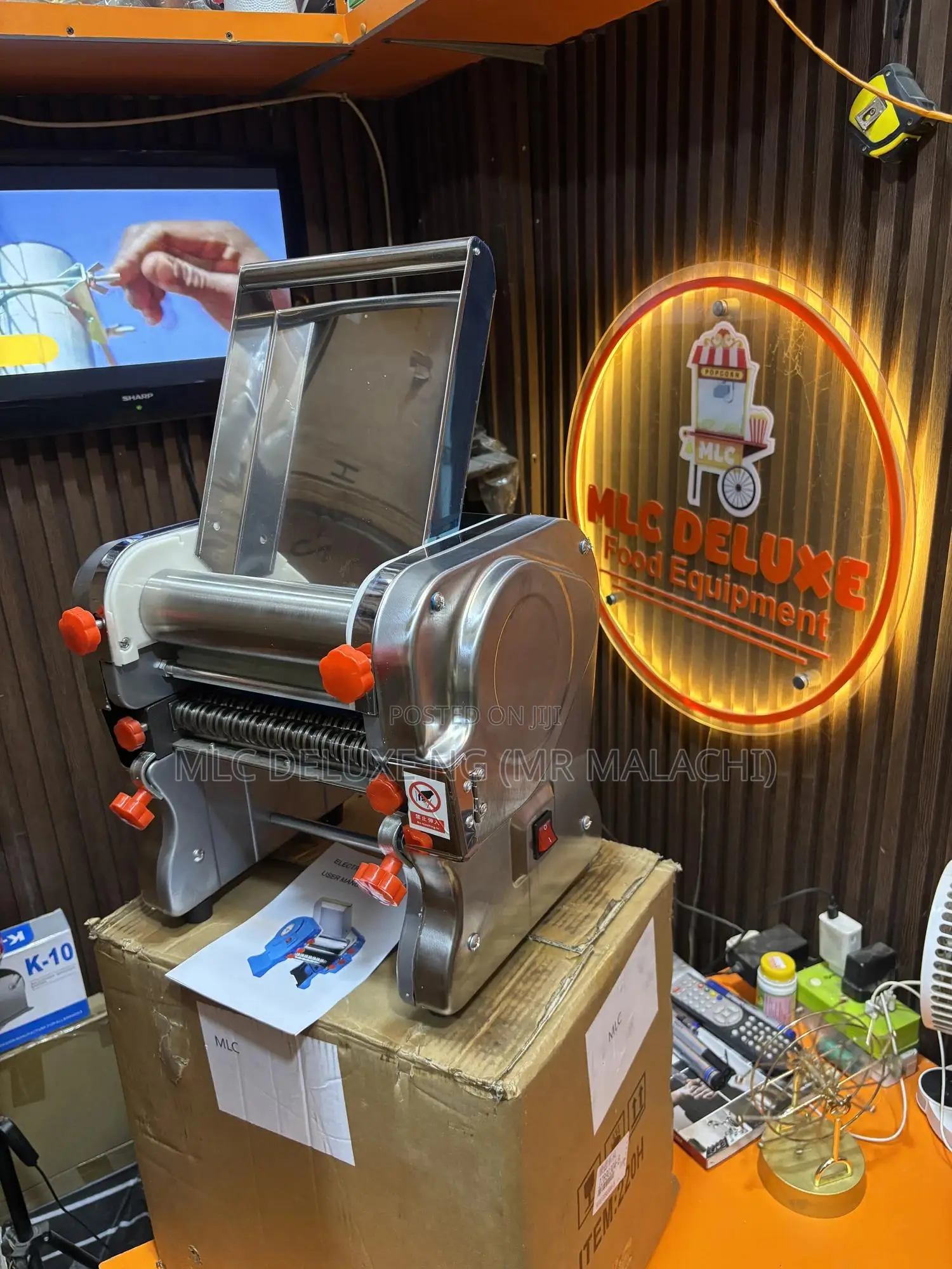 Chin Chin Cutter Machine (Big Size) Stainless Electric Pasta Cutter