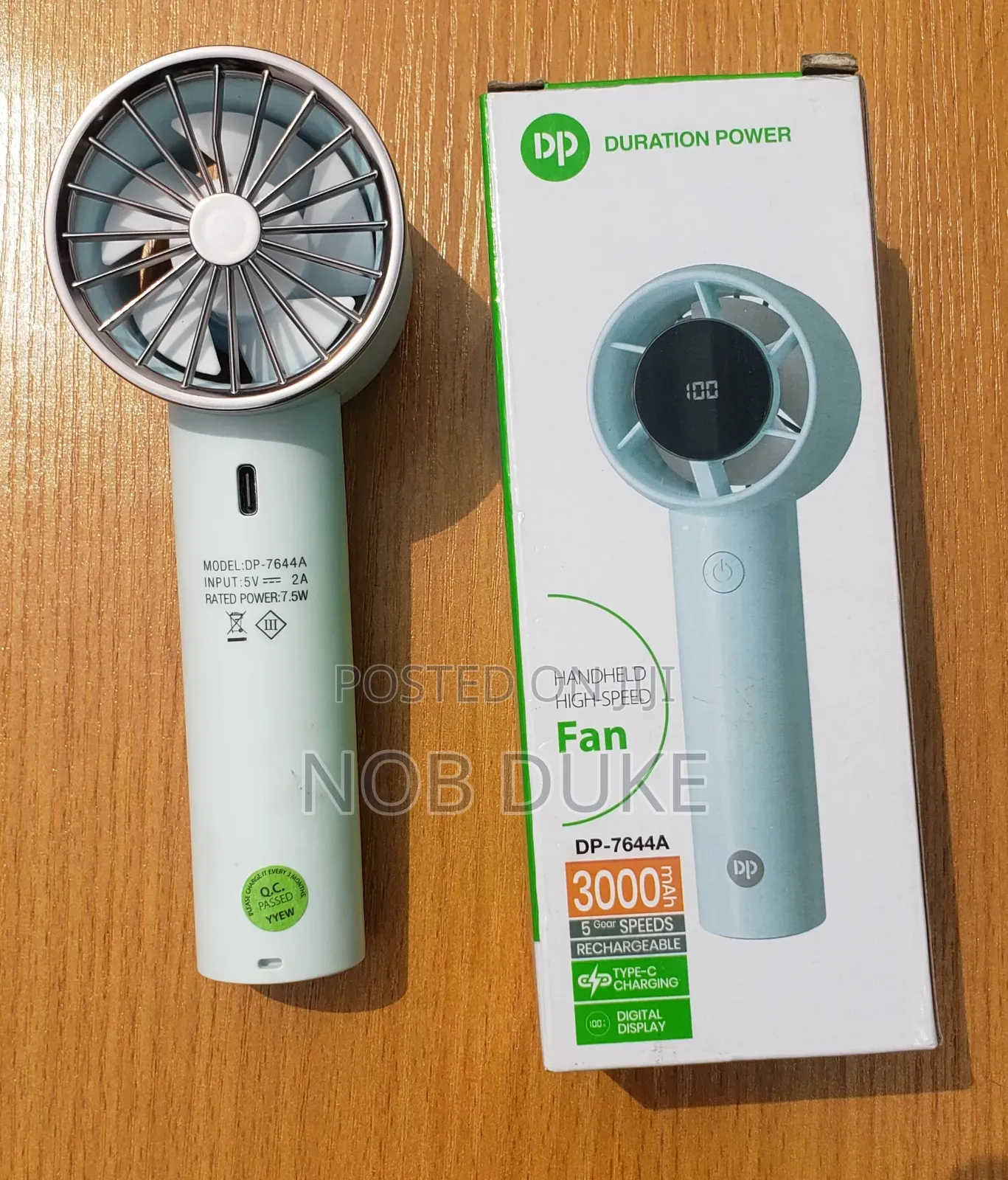 Dp Duration Power Handheld High Speed Fan.