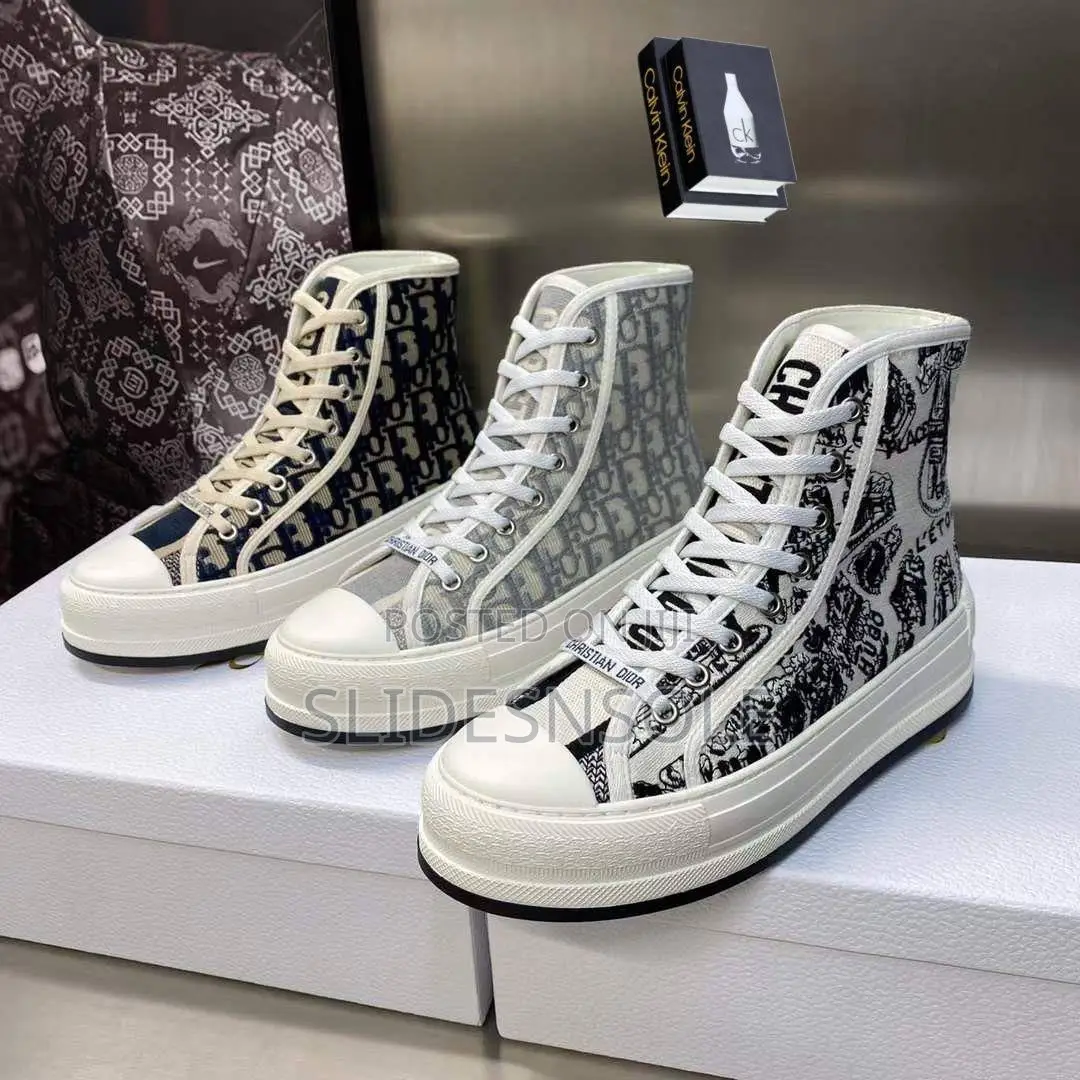 Dior Walk'n'dior High-Top Platform Sneakers