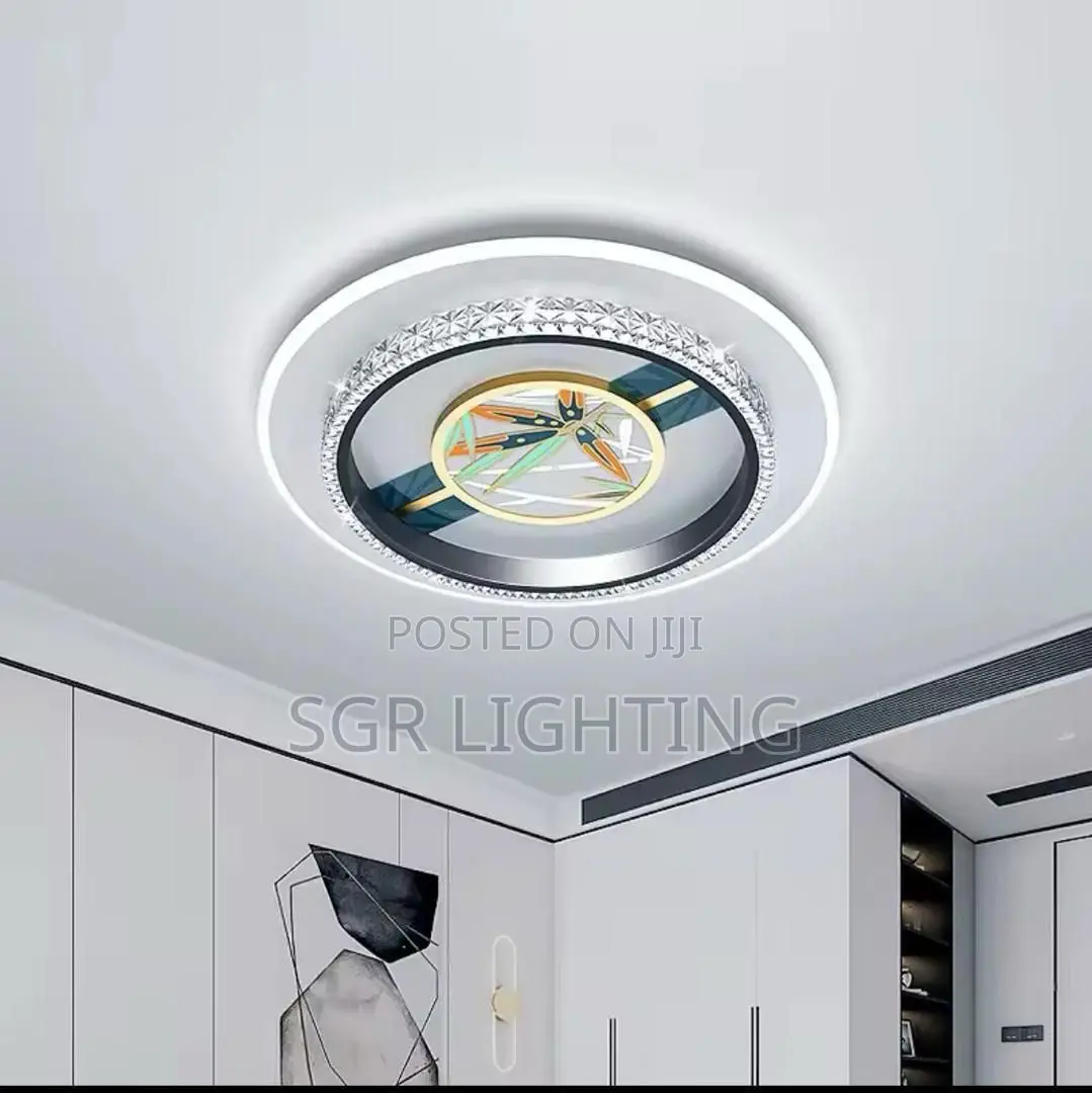 Modern Crystal Led Ceiling Lamp Eastern Minimalist Round Lamp Pendant