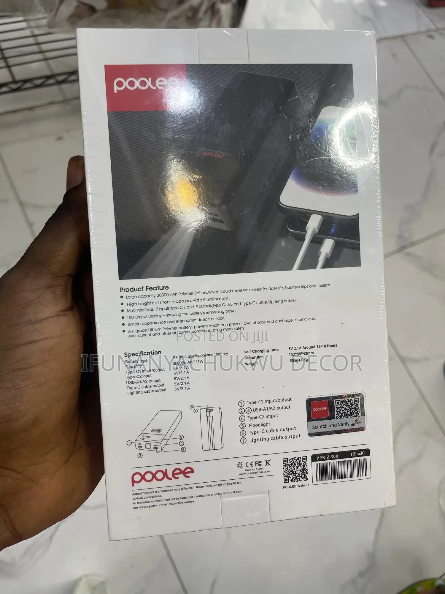 30,000mah Poolee Power Bank