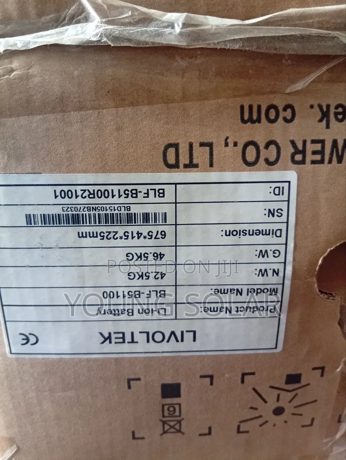 10kwh Livoltek Solar Lithium Batteries
