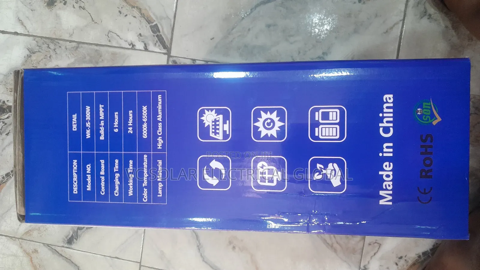 Bright Outdoor Solar Flood Light (Wakatek)