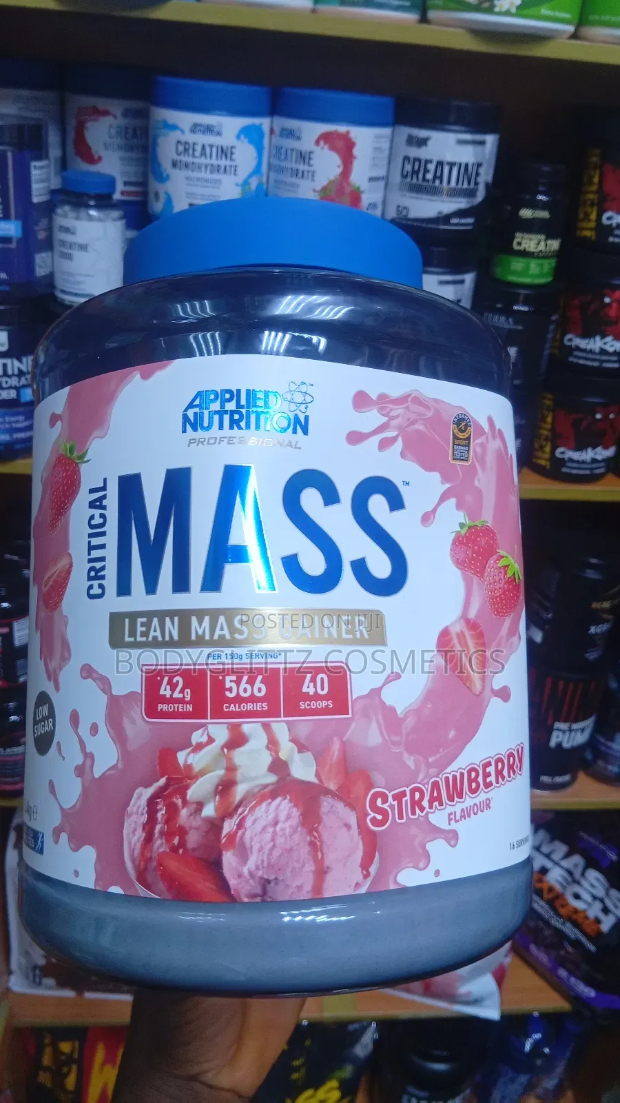 Applied Nutrition Critical Mass (Lean Mass Gainer) Strawberry Flavour
