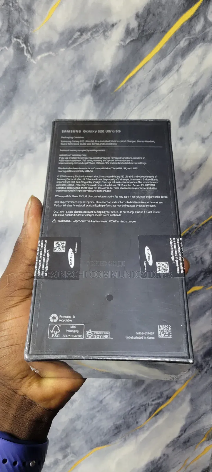 New Samsung Galaxy S20 Ultra 128 GB
