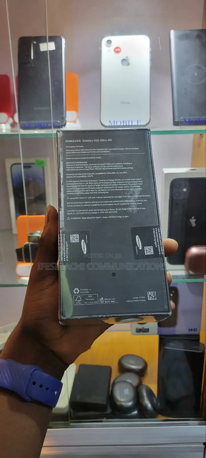 New Samsung Galaxy S20 Ultra 256 GB