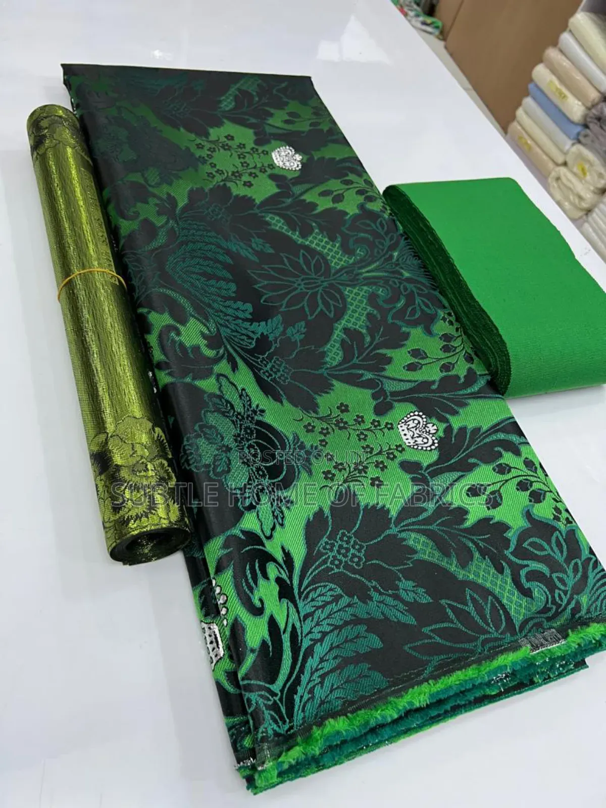 Luxury Damask Fabric – Perfect for Weddings Special Occasions