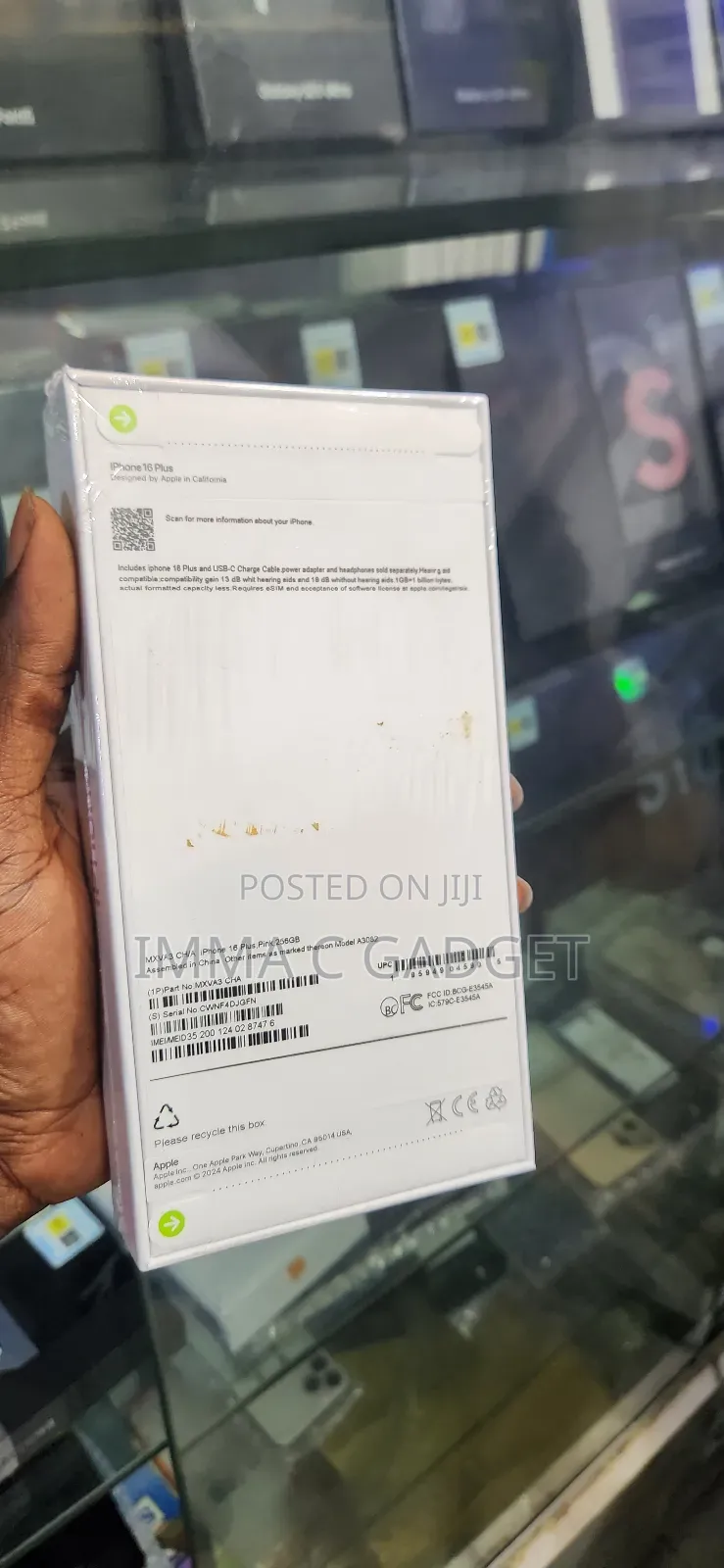 New Apple iPhone 16 Plus 256 GB Pink