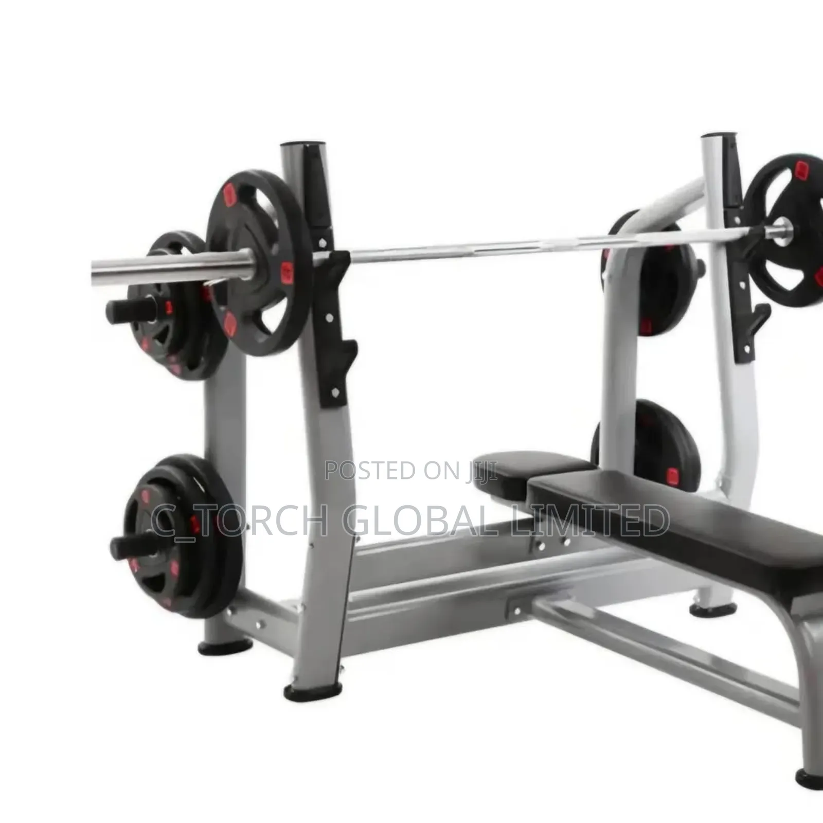 Commercial Olympic Flat Weight Lifting Bench,