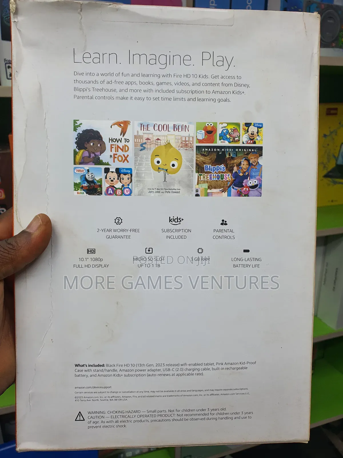 New Amazon Fire HD 10 Kids Edition 2021 32 GB Blue