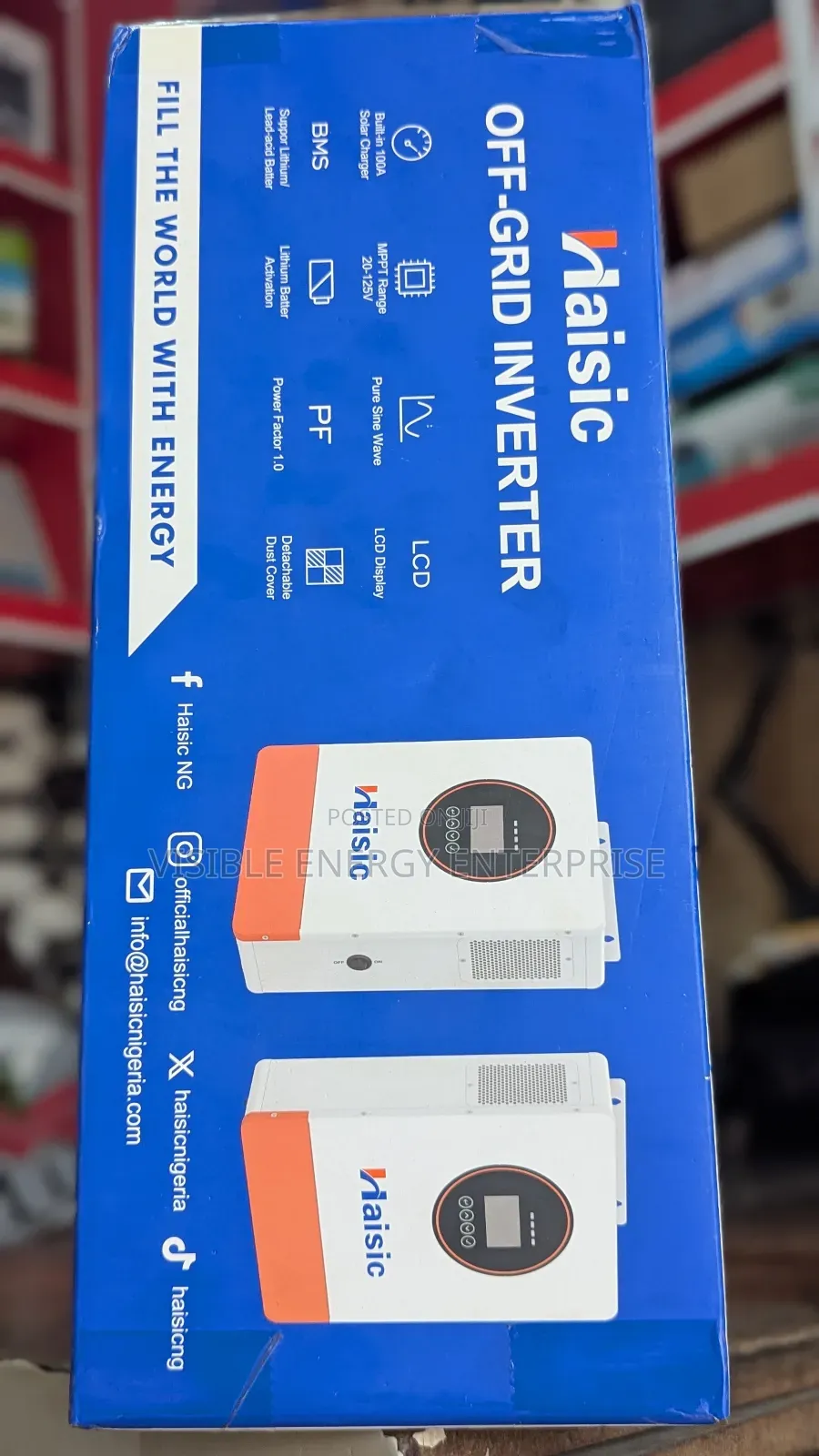 Haisic 1.5kva 12v Hybrid Inverter