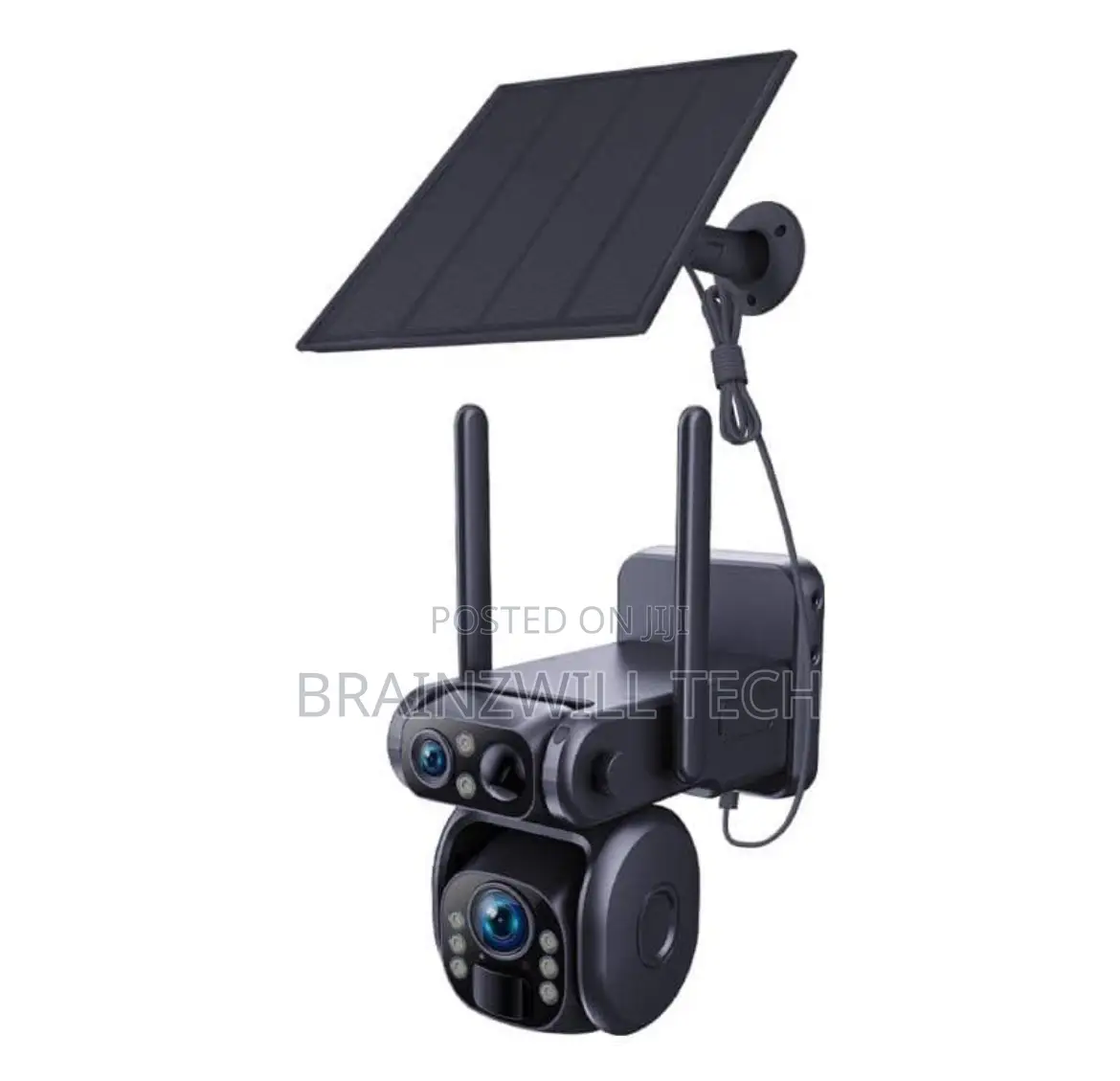 Ubox 6mp Wireless Solar Camera Dual Lens PTZ Solar Panel Camera 4g