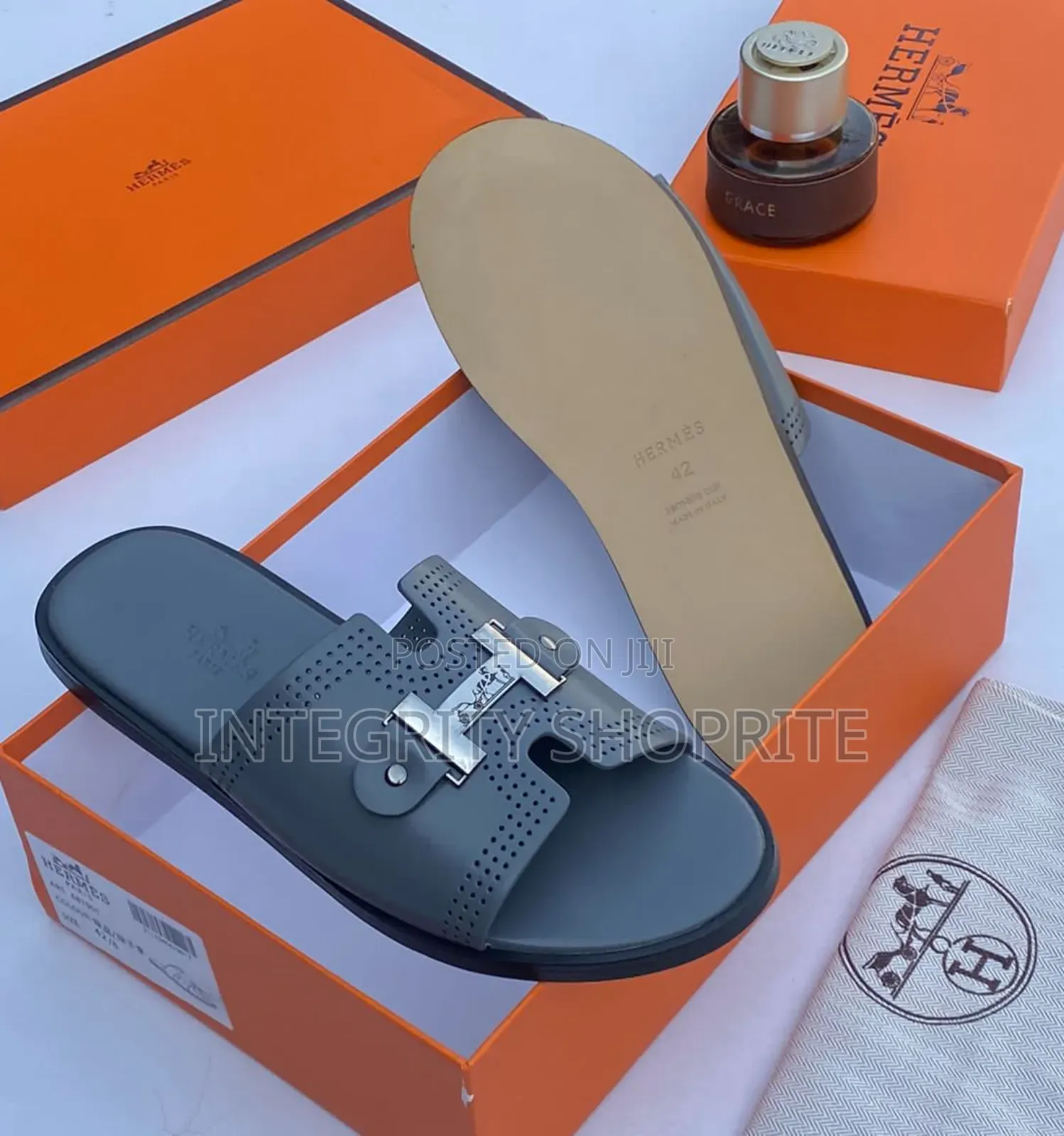 Men's Fashion Leather Palm Slippers