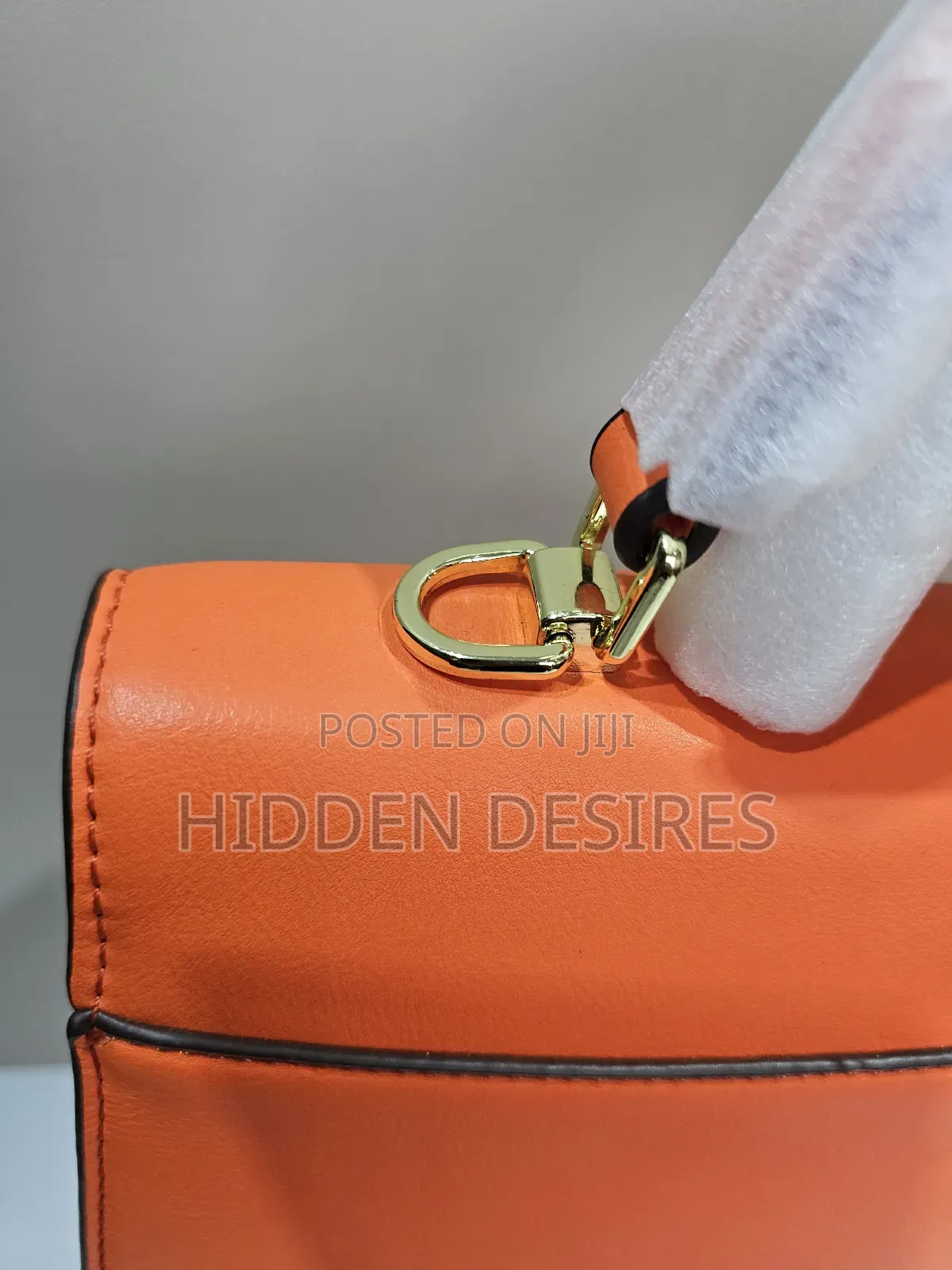 Coach Inspired Top Handle Bag- Orange