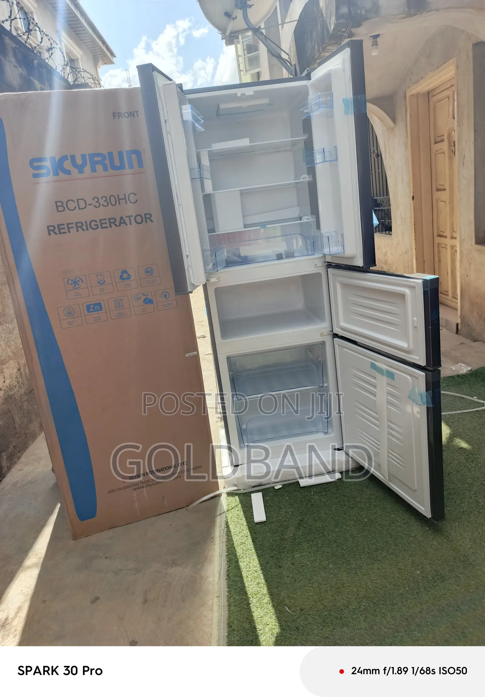 Skyrun 330hc 4 Door Refrigerator – Spacious Storage