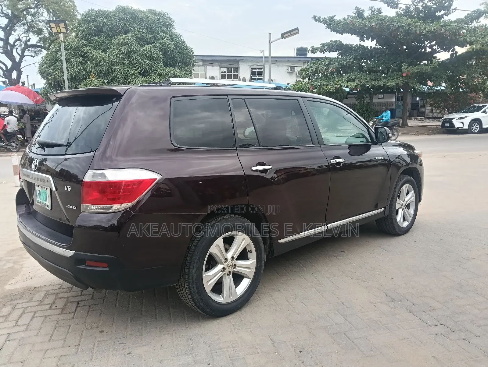 Toyota Highlander Limited 3.5l 4WD 2013 Red