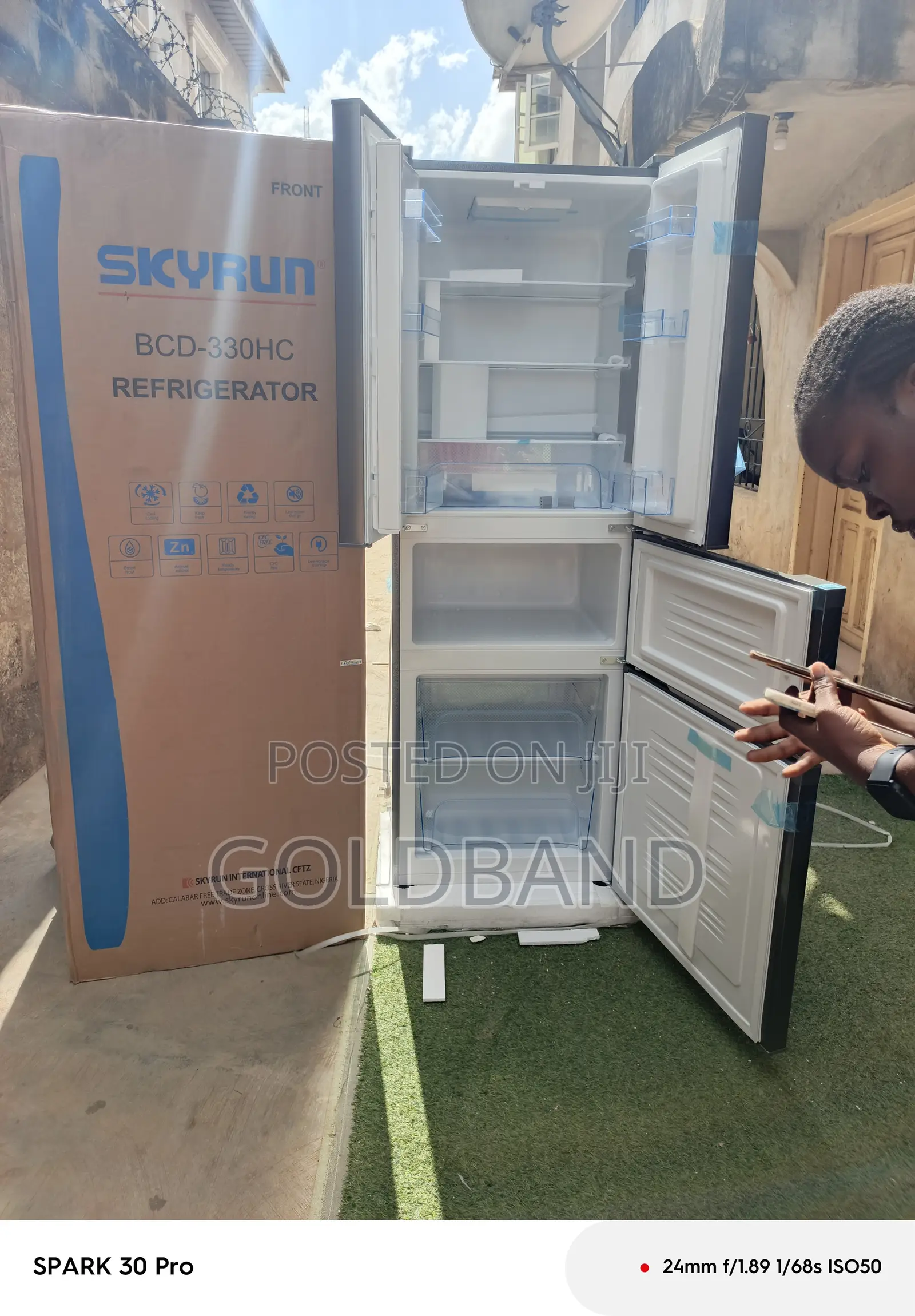 Skyrun 330hc Refrigerator 4 Door – Premium Cooling Solution