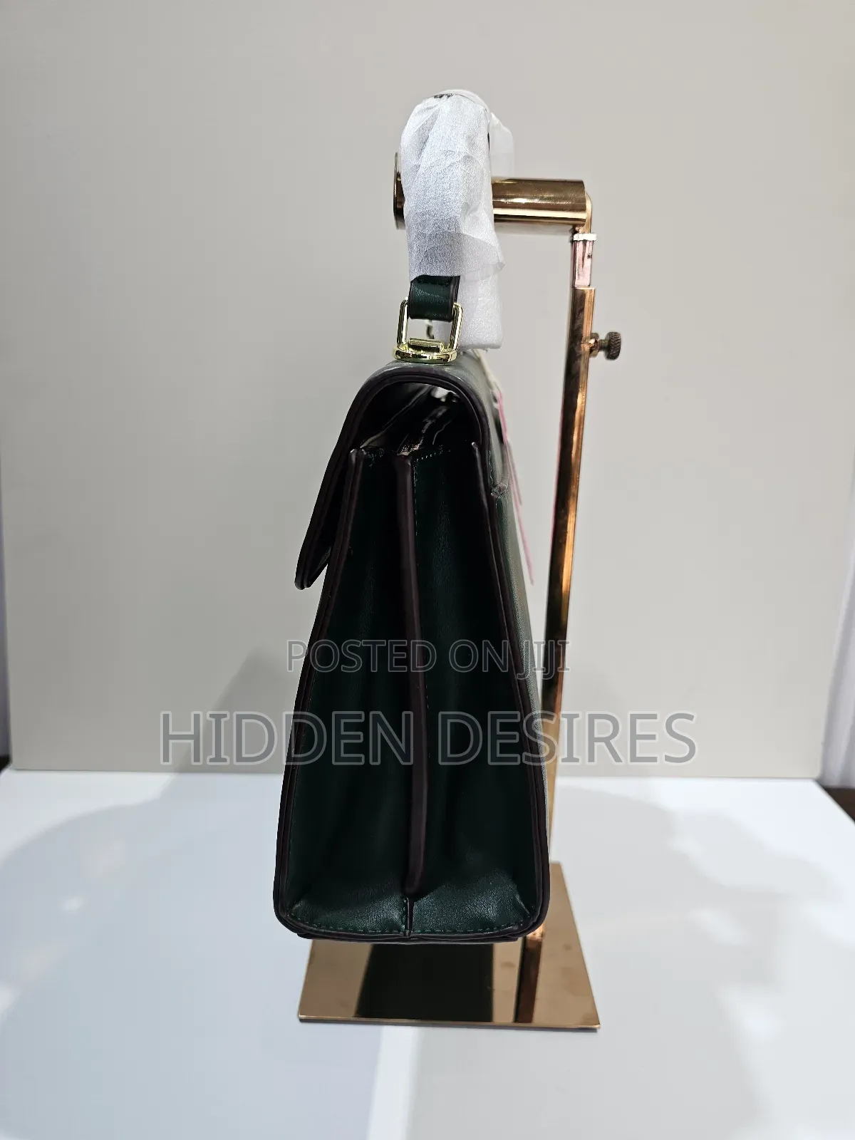 Coach Inspired Top Handle Bag- Green
