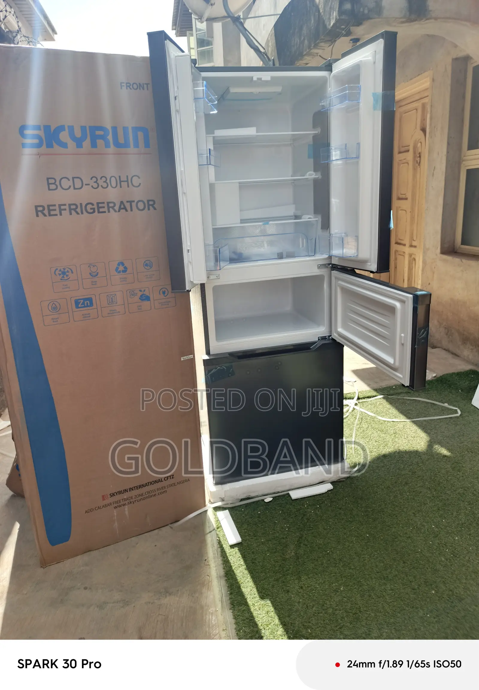 Skyrun 330hc 4 Door Refrigerator – Low Noise Operation