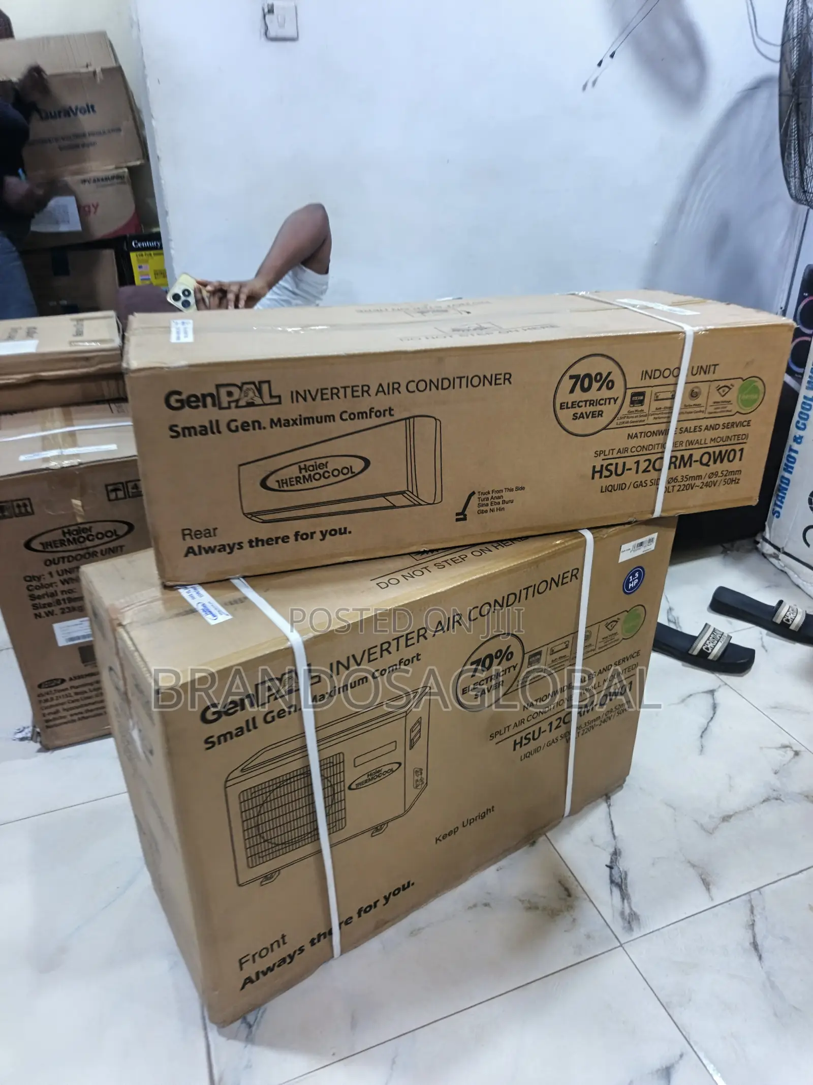 New Haierthermocool Genpal Inverter1.5hp Appliance-Hsu12cirmqwot