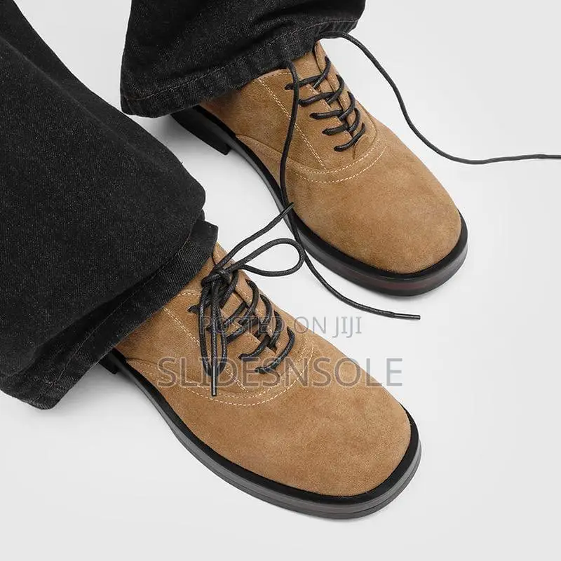 Luxury Derby Suede Shoes
