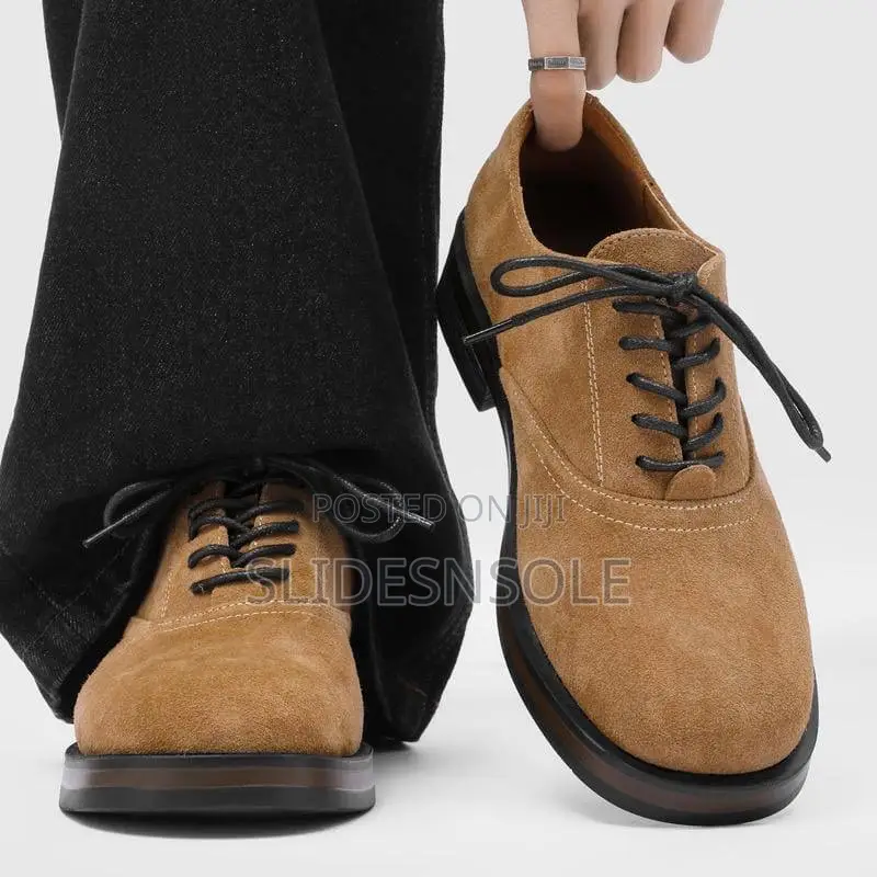 Luxury Derby Suede Shoes